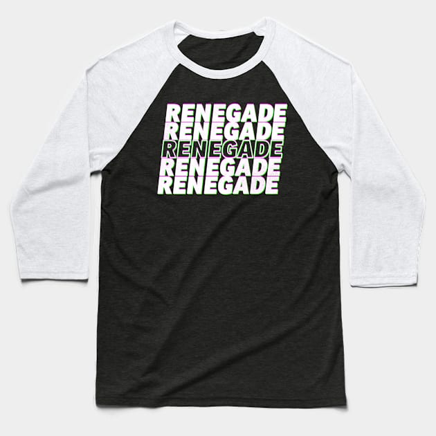 Renegade Baseball T-Shirt by zerobriant